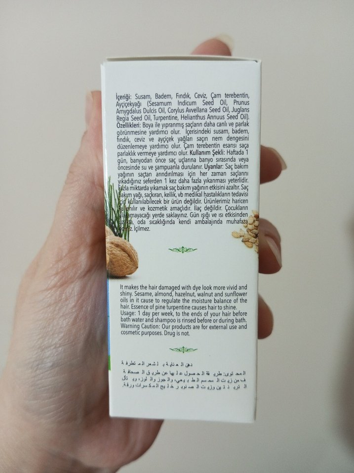OrganiX Saç Bakım Yağı 50ml - Görsel 4