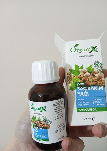 OrganiX Saç Bakım Yağı 50ml - Görsel 3
