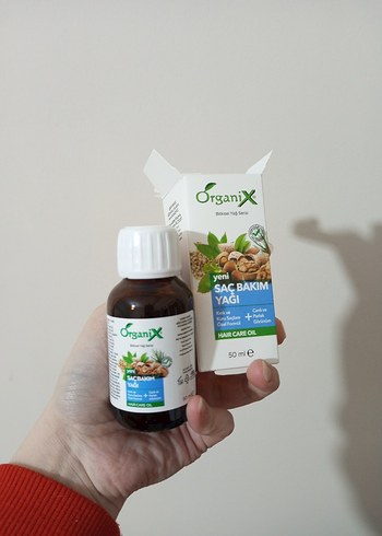 OrganiX Saç Bakım Yağı 50ml - Görsel 2