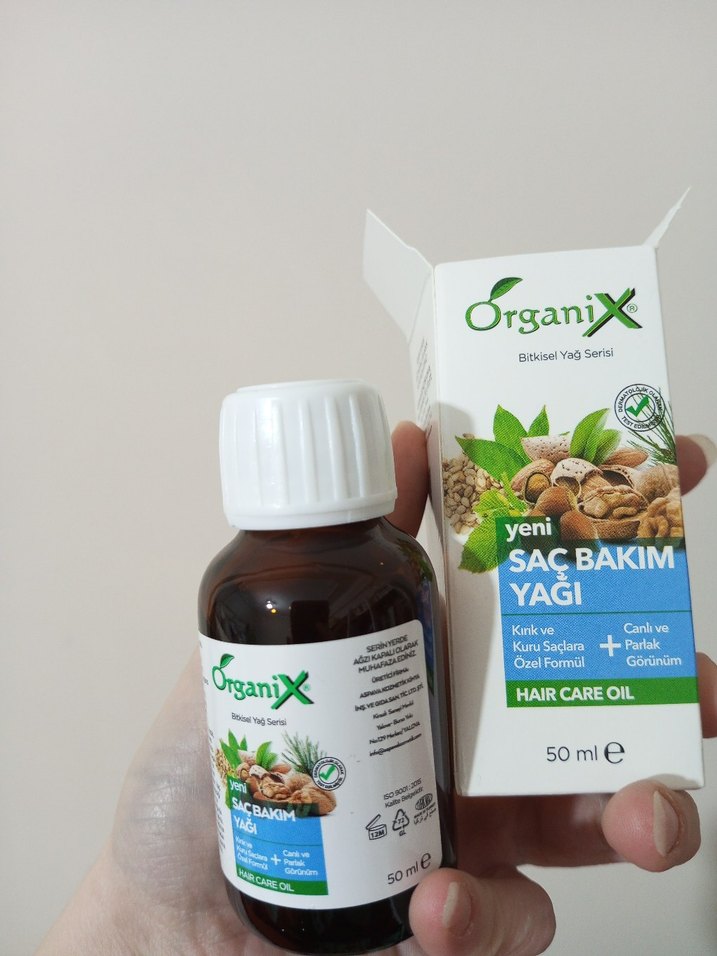 OrganiX Saç Bakım Yağı 50ml - Görsel 3