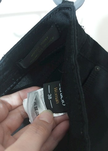 38 Beden siyah Renk Kot Pantolon