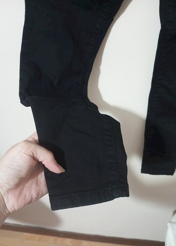 LC Waikiki Siyah Dar Kesim Midi Boy Denim Kadın Pantolon