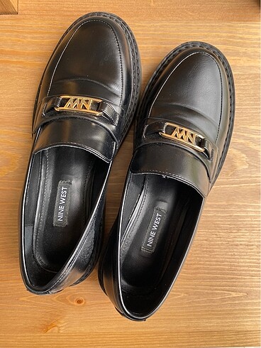 38 Beden siyah Renk Ninewest Loafer