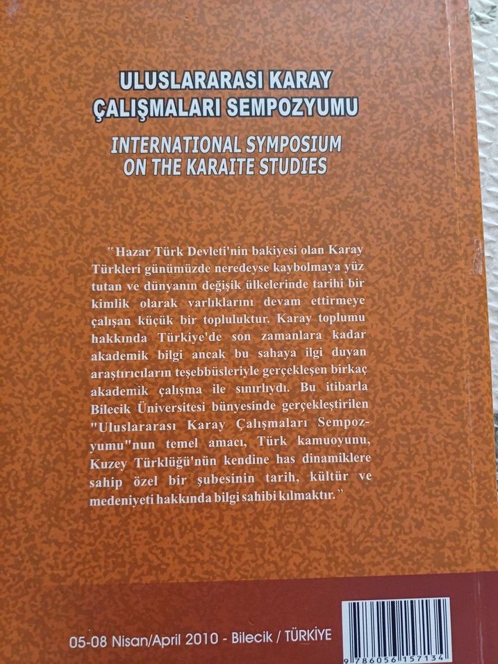 Uluslararası Karay Çalışmaları Sempozyumu Kitabı TÜRKÇE - Görsel 2
