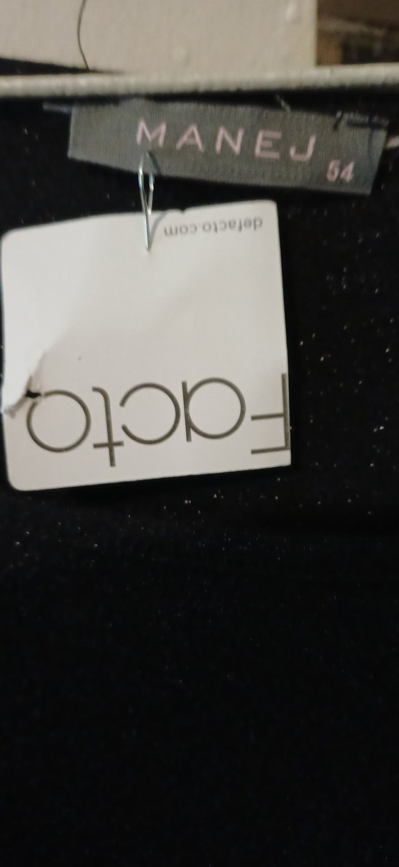 Siyah Salaş  simli elbise - Görsel 2