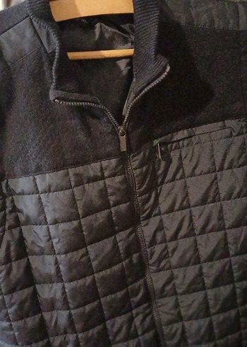 Fermuarlı Gri Erkek Biker Mont - Görsel 2