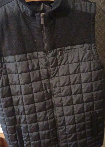 Fermuarlı Gri Erkek Biker Mont - Görsel 3