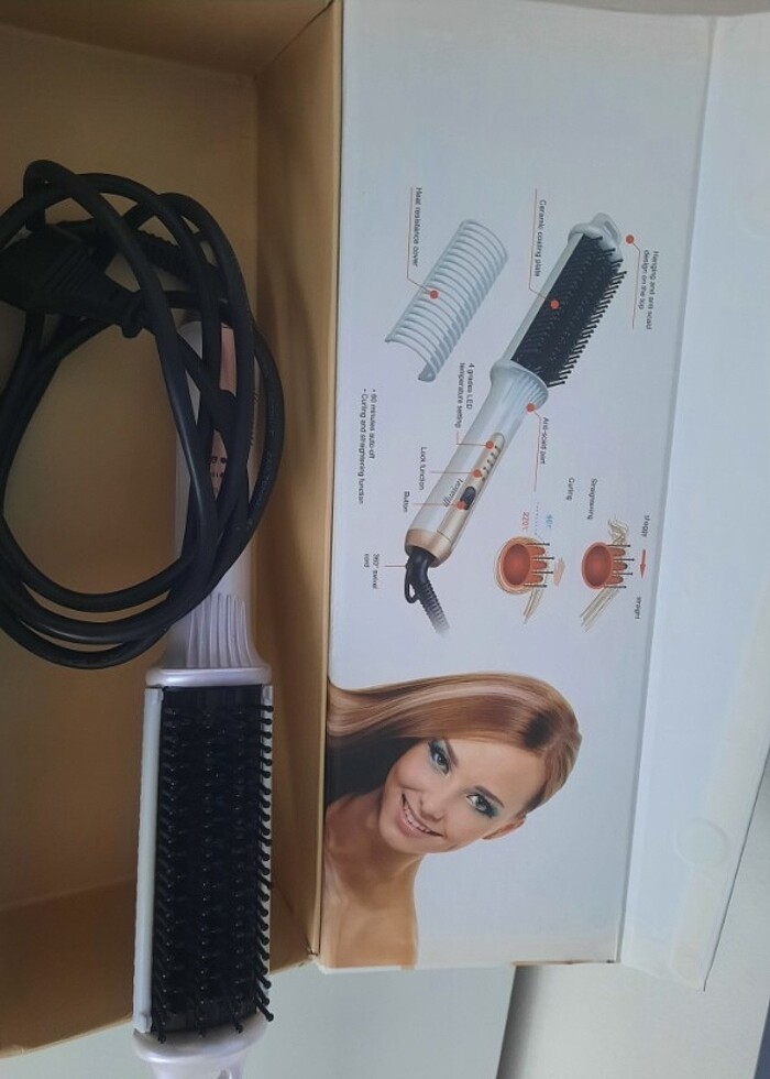 Saç düzleştirici Taraklı fakir hiç bir sorunu yoktur çok az kull - Görsel 2