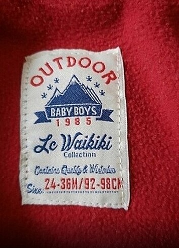 Mont çocuk 2...3 yaş içi polarlı çok az kullanılmıştır lcw marka - Görsel 5