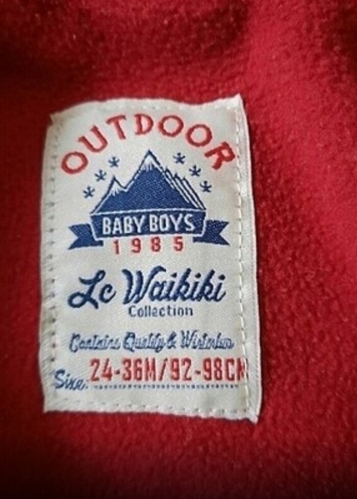 Mont çocuk 2...3 yaş içi polarlı çok az kullanılmıştır lcw marka - Görsel 5