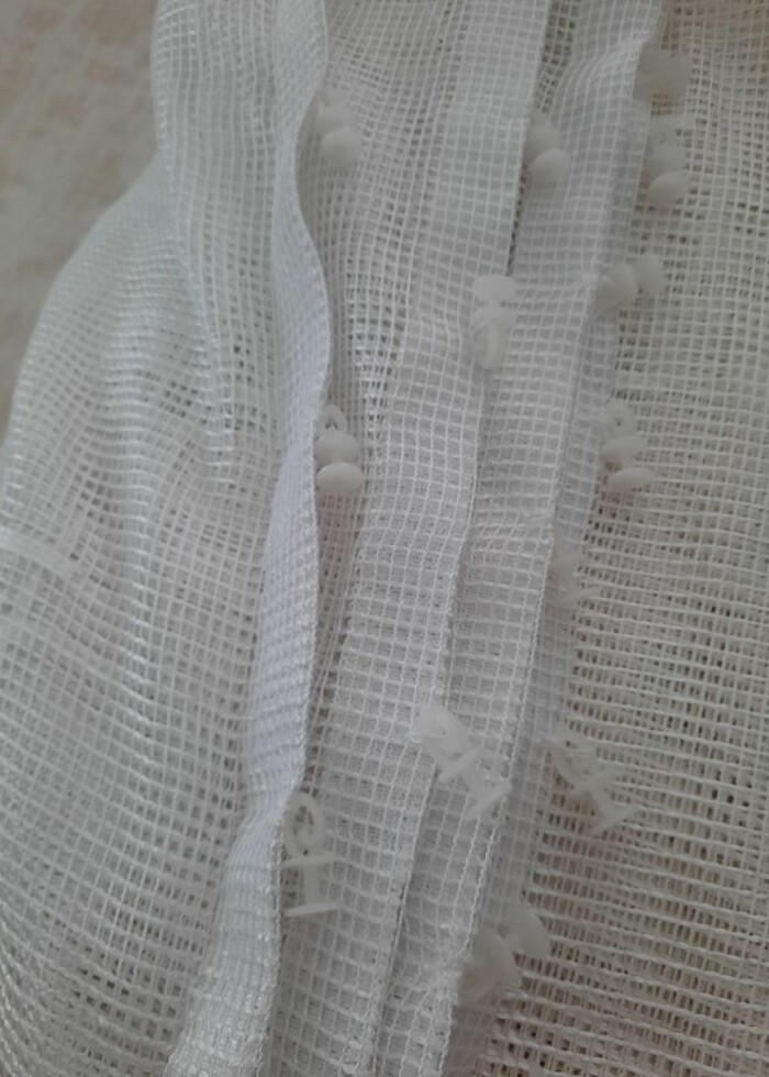 Perde tül çok kullanışlı sorunsuz çelik örme diye geçiyor boyu 1 - Görsel 4