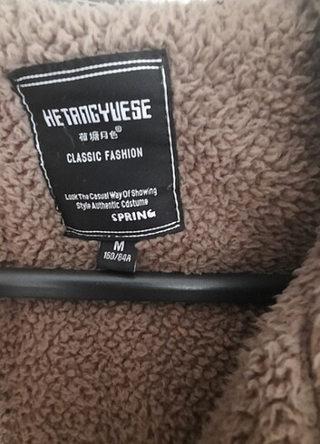 mont bayan kürklü M beden sıfır ayarda  1 yada 2 kez giyilmiştir - Görsel 5