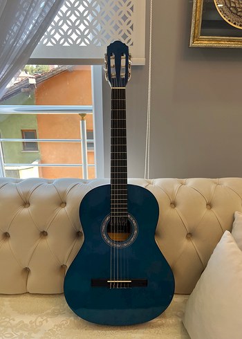 Koyu Mavi Klasik Gitar