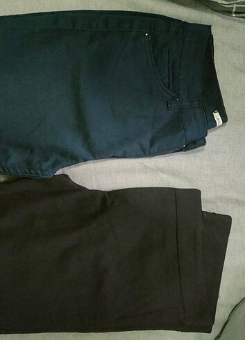 Siyah Kumaş Pantolon & Lacivert Kot Pantolon 