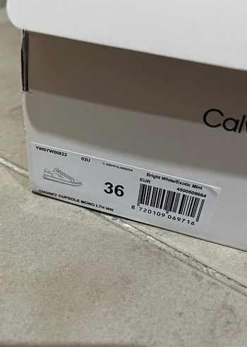 Calvin Klein Beyaz Platform Sneakers - Görsel 6