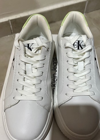 Calvin Klein Beyaz Platform Sneakers - Görsel 4