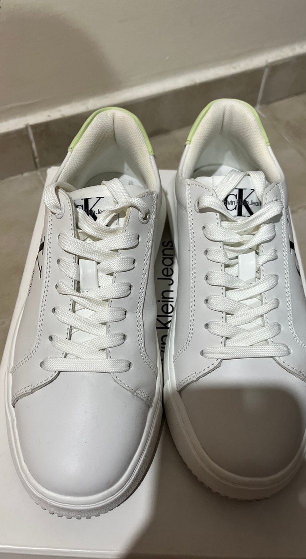 Calvin Klein Beyaz Platform Sneakers - Görsel 4