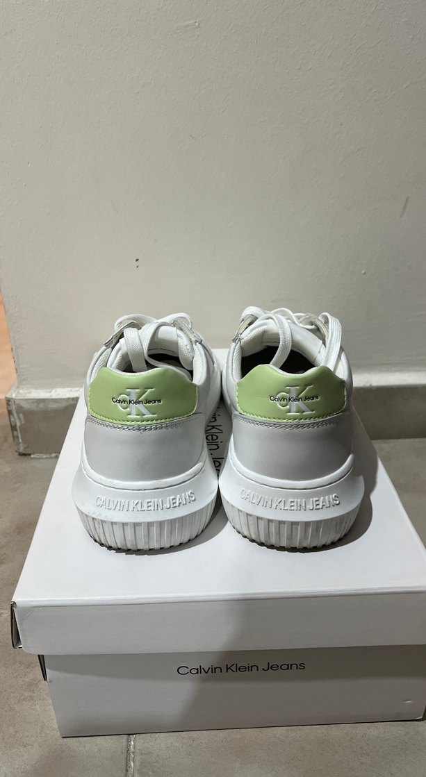 Calvin Klein Beyaz Platform Sneakers - Görsel 2