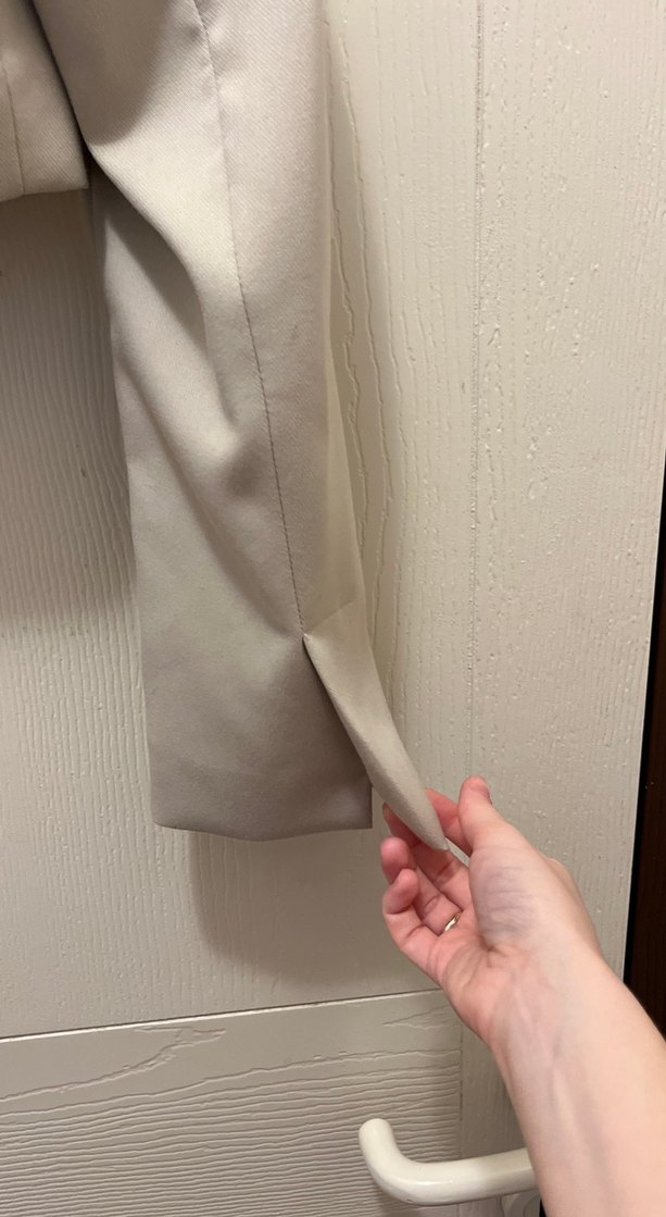 Bershka bej crop blazer ceket - Görsel 4