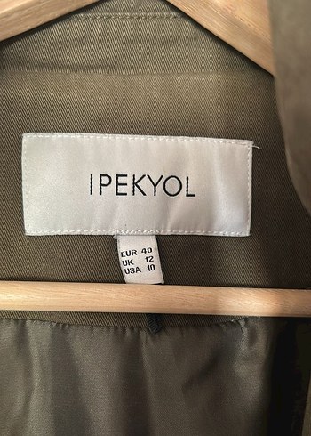 ipekyol Kadın Kahverengi boncuklu Midi Ceket