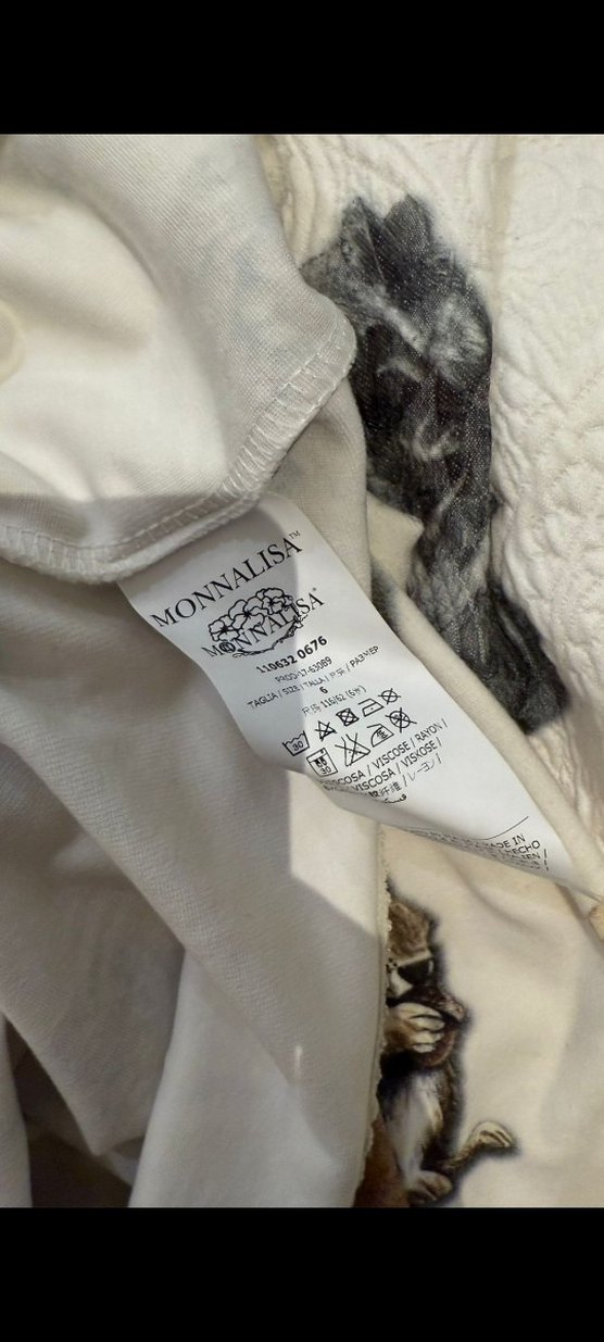 Bohem Desenli Tüylü Beyaz Kedi Kıyafeti - Görsel 3