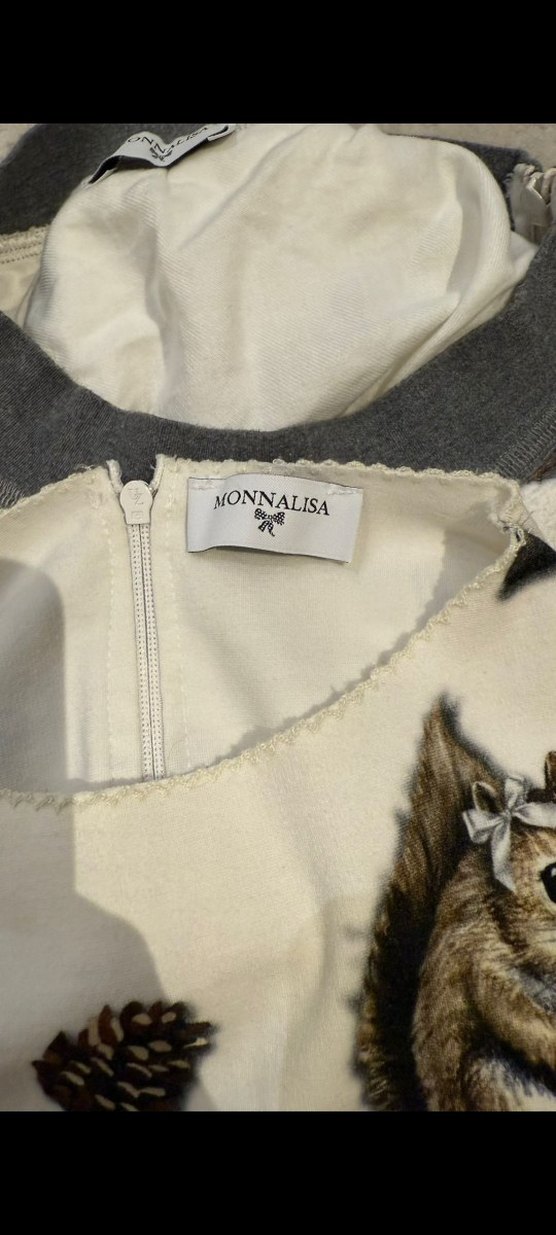 Bohem Desenli Tüylü Beyaz Kedi Kıyafeti - Görsel 2