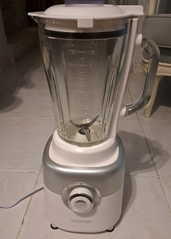 english home marka Beyaz ve Gri Cam Blender