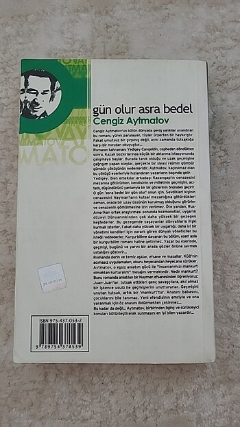  Beden Cengiz Aymatov Gün Olur Asra Bedel