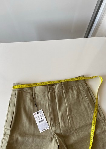 Keten Bermuda Şort - Görsel 8