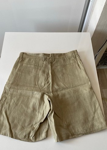 Keten Bermuda Şort - Görsel 6