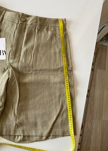 Keten Bermuda Şort - Görsel 7