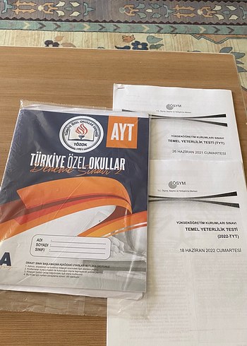 AYT Temel Yeterlilik Testi Sınav Seti 2022