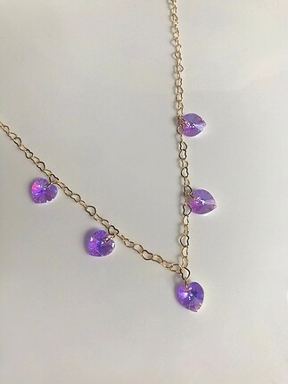 Swarovski kalp kolye