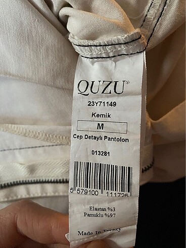 m Beden Quzu kargo pantolon