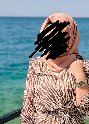 Zara Zebra desenli elbise