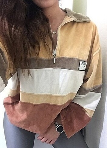 Fermuarlı sweat