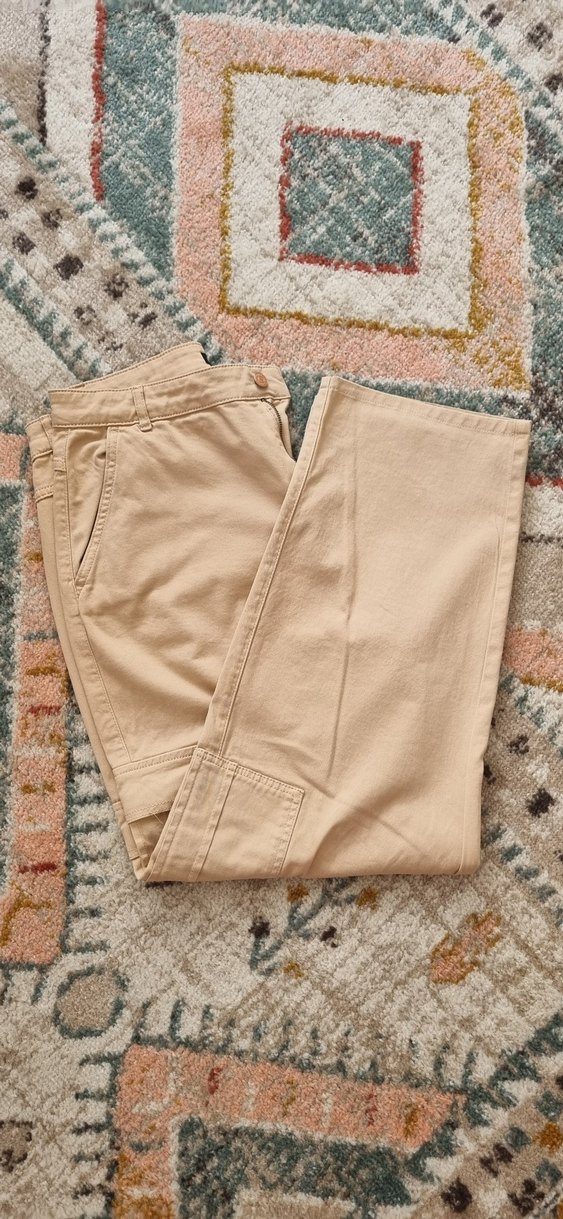 Bej Kadın Pantolon - Görsel 2