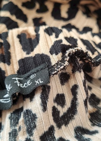 Leopar Desenli Midi Kadın Etek - Görsel 2