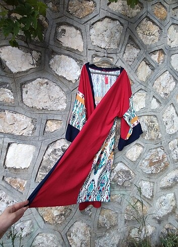 xxl Beden kırmızı Renk Yazlık kimono
