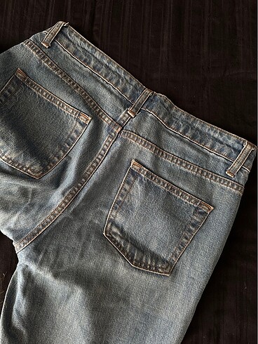 40 Beden mavi Renk Boyfriend Jean
