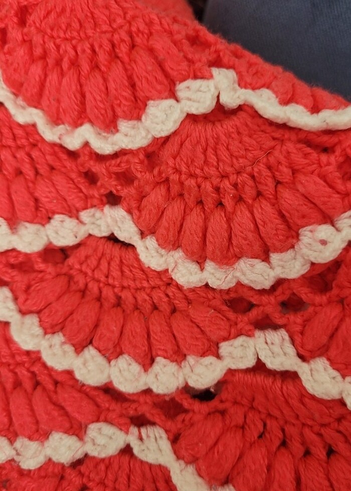 Bebek örgü elbise - Görsel 3