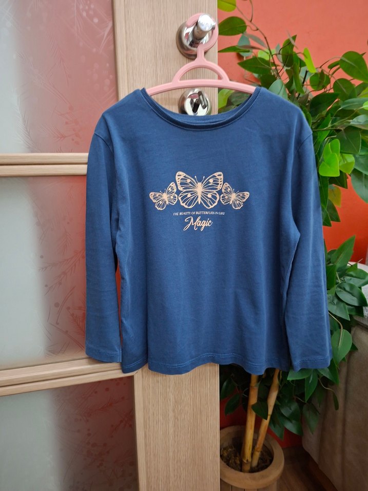 Kız Çocuk Uzun Kollu Tişört - Görsel 3