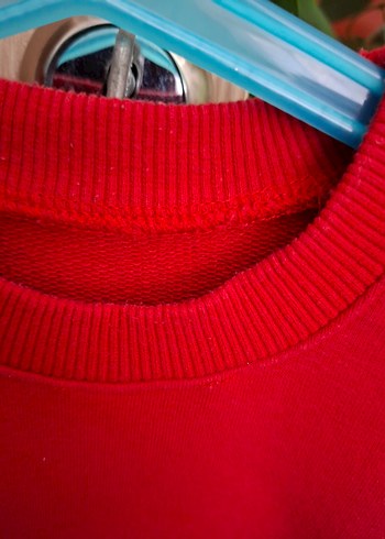 Kırmızı Erkek Çocuk Superman Sweatshirt - Görsel 3