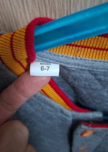 Düğmeli Gri Erkek Çocuk hırka Sweatshirt - Görsel 4