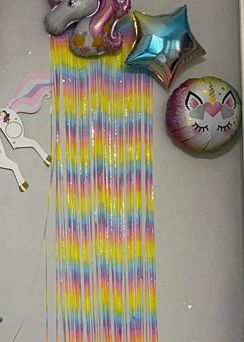 Unicorn Parti Süsleri lütfen açıklamayı okuyun - Görsel 7