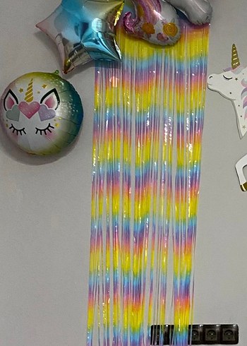 Unicorn Parti Süsleri lütfen açıklamayı okuyun - Görsel 6