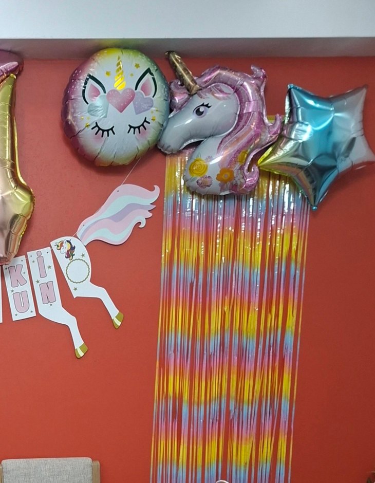 Unicorn Parti Süsleri lütfen açıklamayı okuyun - Görsel 3