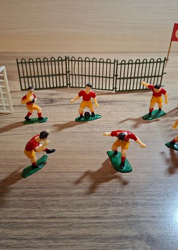 Futbol Oyuncuları ve Kale Seti doğum günü pasta süslemesi - Görsel 12