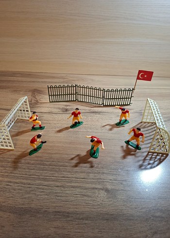 Futbol Oyuncuları ve Kale Seti doğum günü pasta süslemesi - Görsel 15