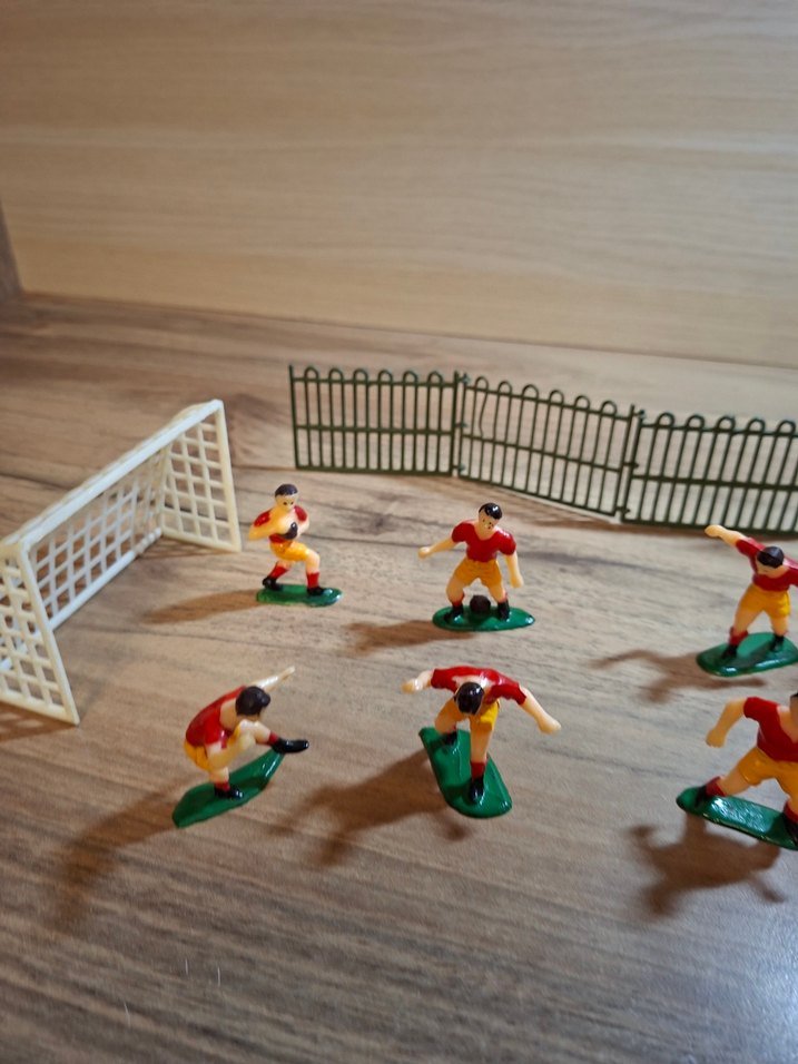Futbol Oyuncuları ve Kale Seti doğum günü pasta süslemesi - Görsel 4